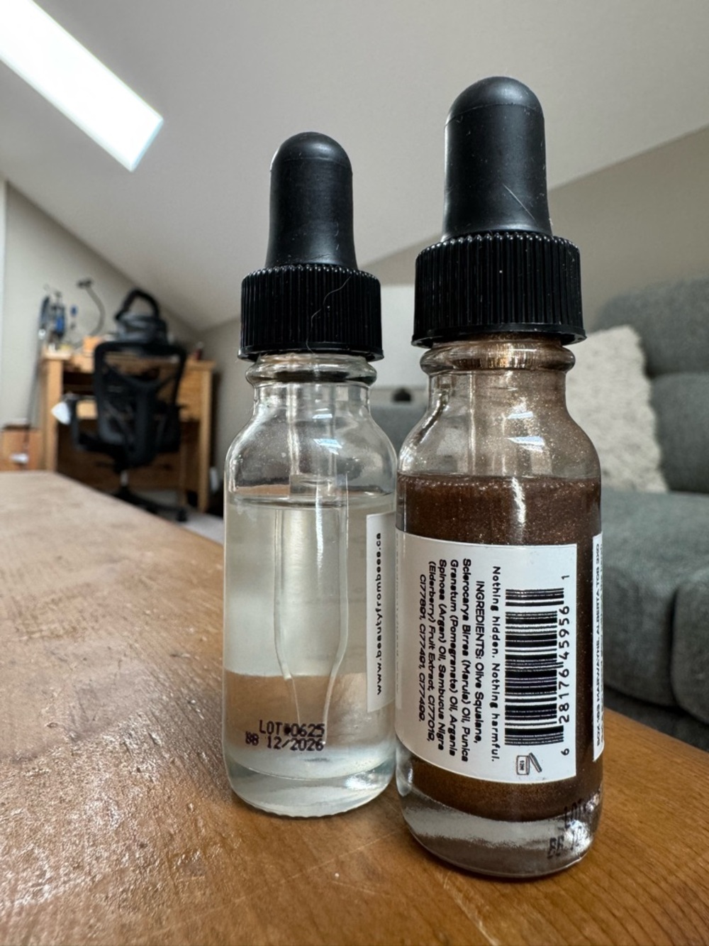 Beauty from Bees face oil duo clear and bronzed - Picture 2 of 2